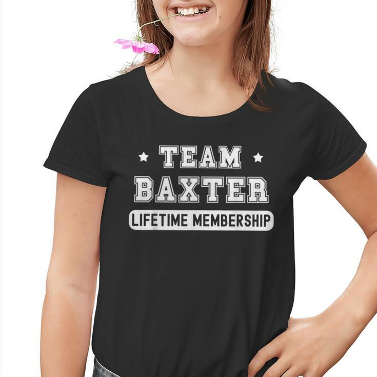 Team Baxter Lifetime Membership Family Last Name Youth T-shirt