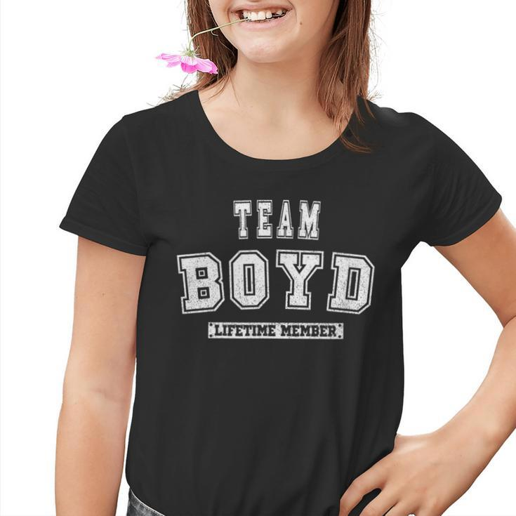 Team Boyd Lifetime Member Family Last Name Youth T-shirt