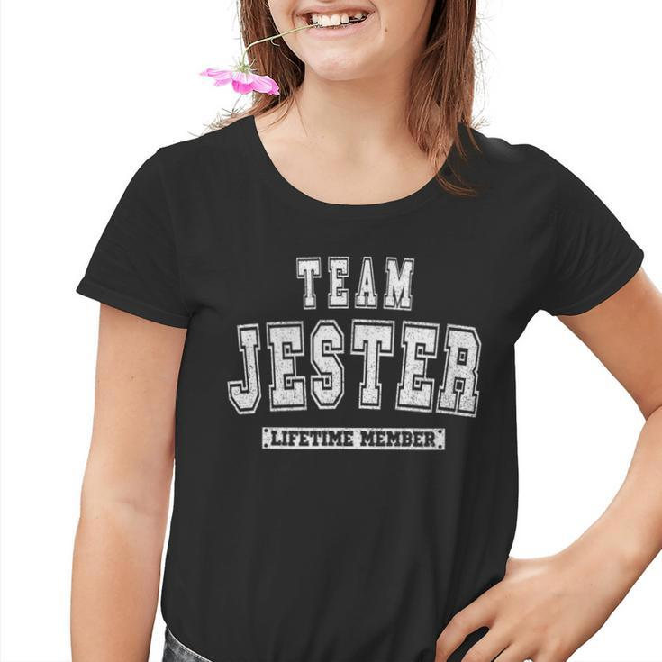 Team Jester Lifetime Member Family Last Name Youth T-shirt