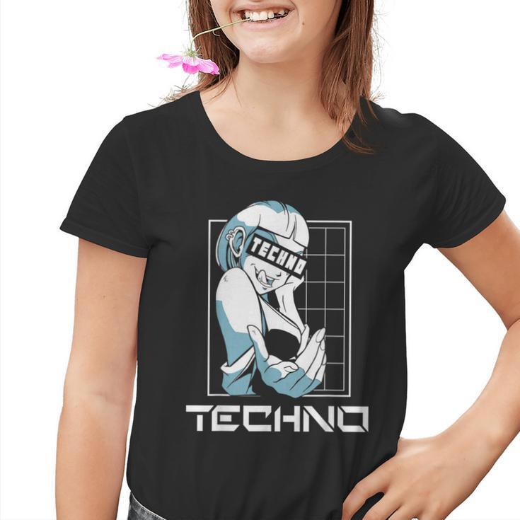 Techno Electronic Music Rave Festival Raver Kinder Tshirt