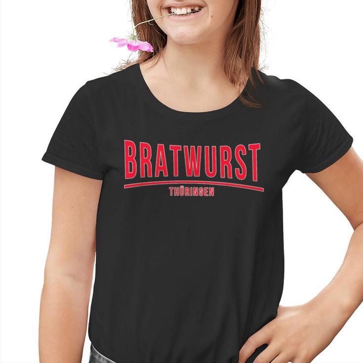 With Thüringer Bratwurst Selbst Mache Bratwurzepzepte Rostbrätl Kinder Tshirt