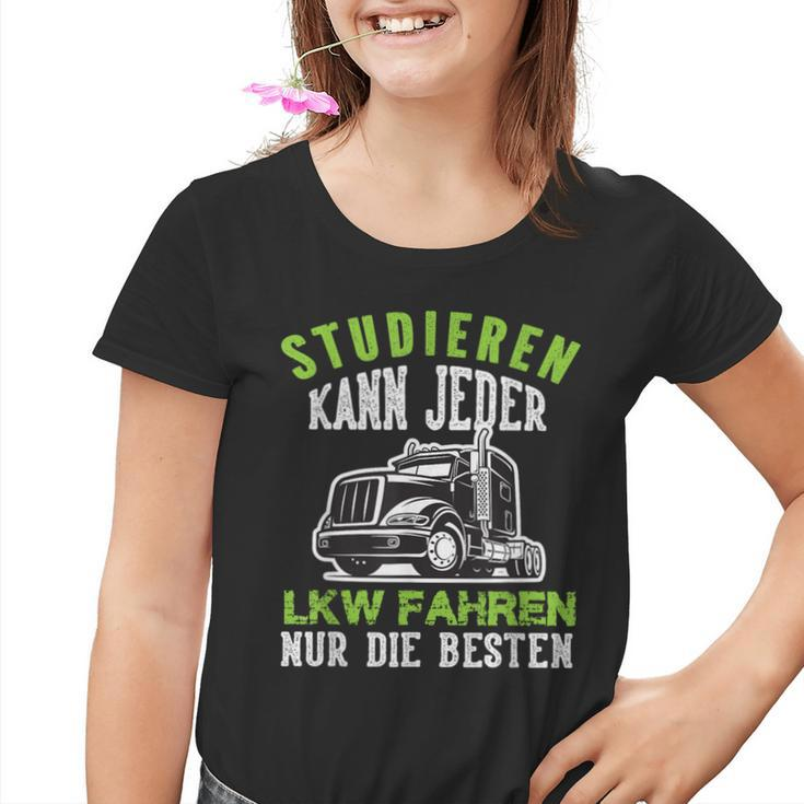 Trucker Studier Kann Jeder Trucker Fahren Nur Die Besten Truck Kinder Tshirt