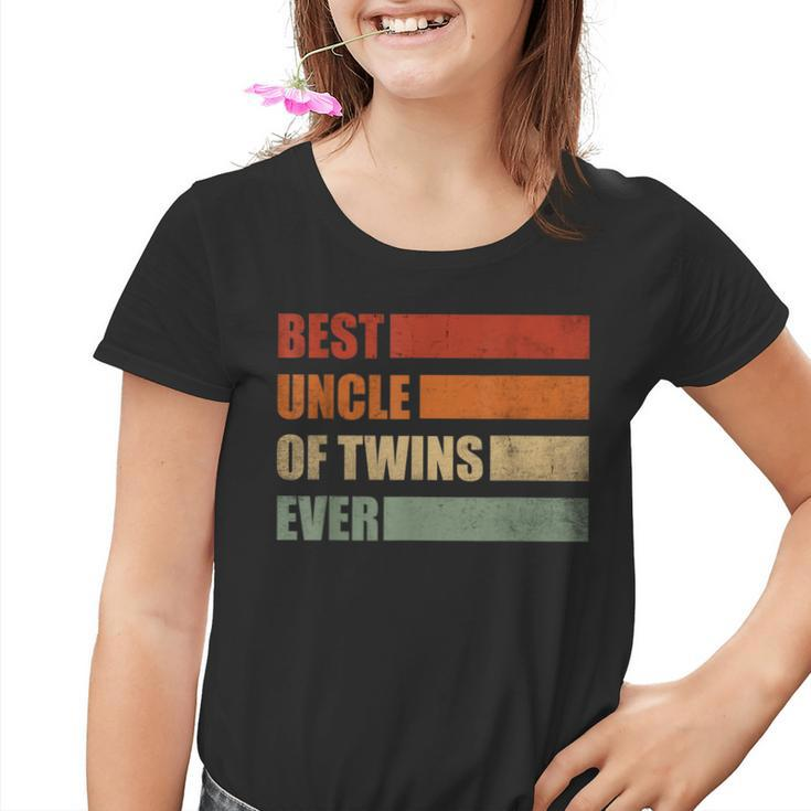Twin Soncle Retro Uncle Of Gemini Kinder Tshirt