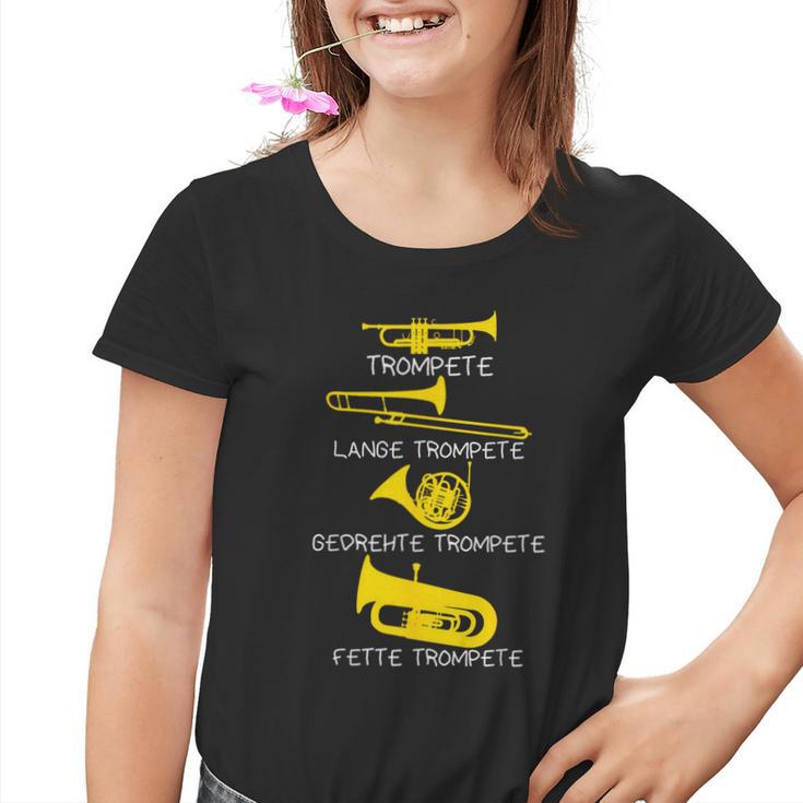 Types Of Trumpets Trumpet Trumpet Kinder Tshirt