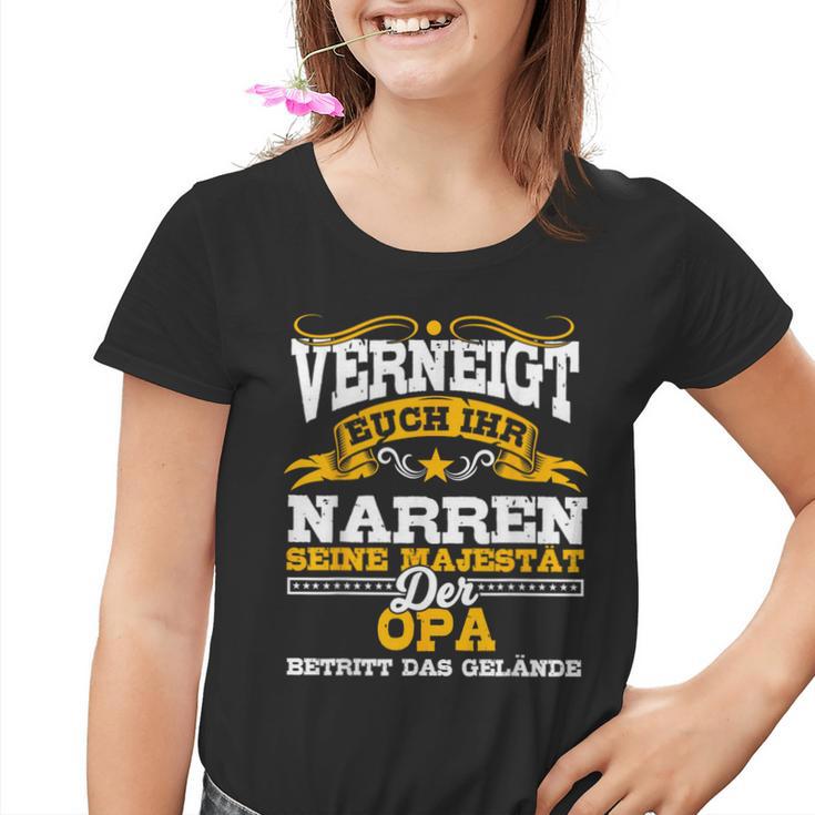 Veiren Sein Majestät Der Opa Veignt Dich Ihr N Kinder Tshirt