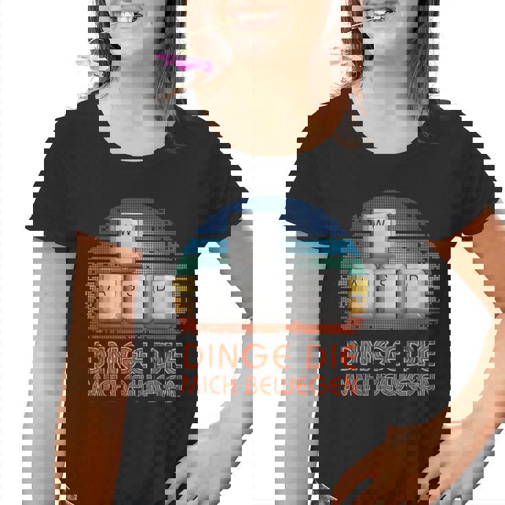 Wasd Pc Gamer Video Game Gaming Gamer For Gamer Kinder Tshirt
