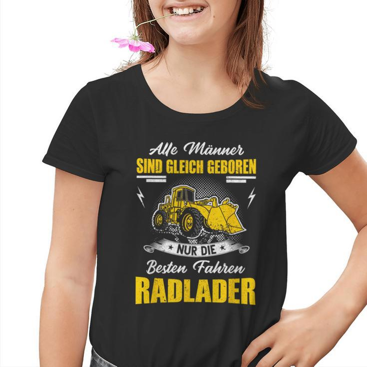 Wheel Loader Slogan Digger Loader Wheel Loader Excavator Kinder Tshirt