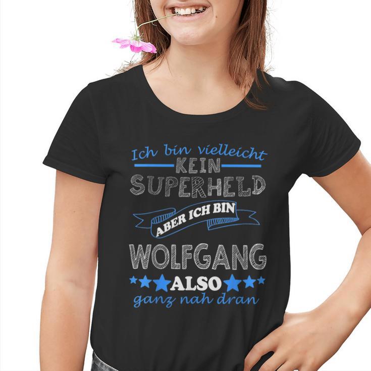 Wolfgang First Name Lettering Boys Kinder Tshirt