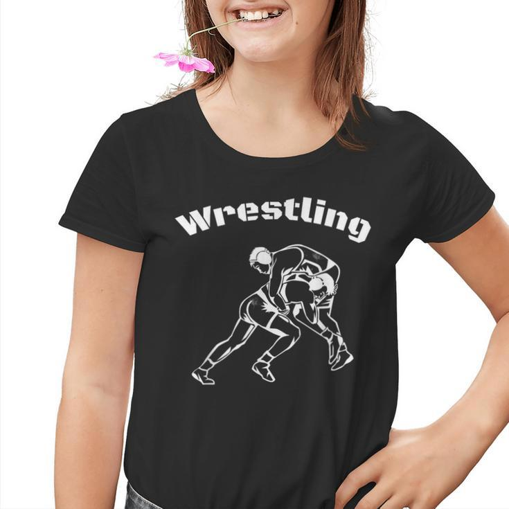 Wrestling Wrestler Ring Ringer Martial Arts Fighter Kinder Tshirt