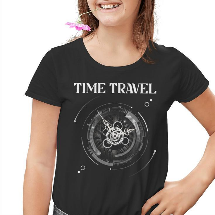 Zeitreise Steampunk Zeitwissenschaft Time Traveler Kinder Tshirt