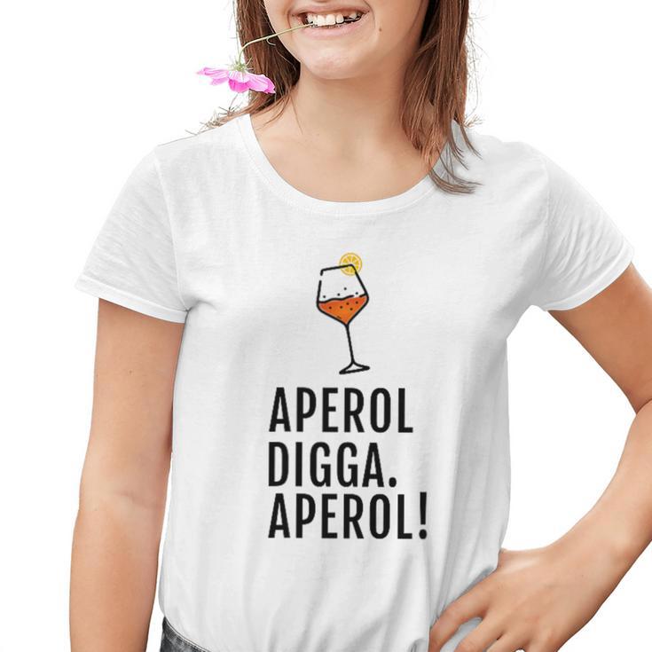 Aperol Digga Aperol Spritz Gray Kinder Tshirt