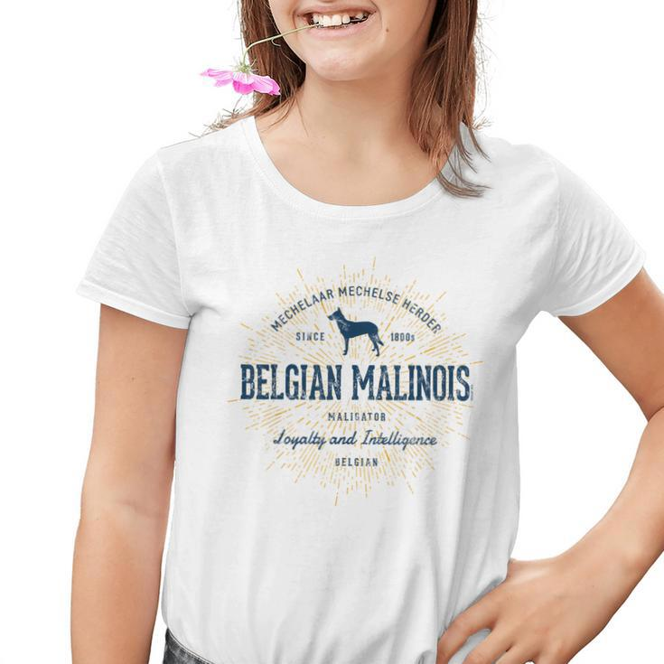 Belgian Malinois Vintage Belgian Shepherd Malinois Kinder Tshirt