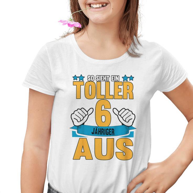 Children's So Sieht Eine Tolle 6 So Sieht Eine Tolle 6 Year 6Th Kinder Tshirt