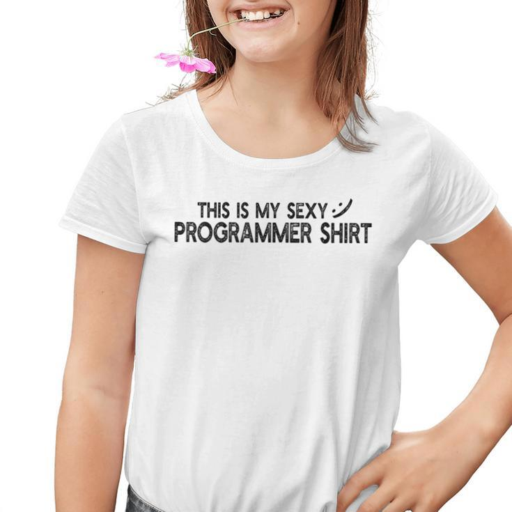 Dies Ist Mein Sexy Programmer Computer Programmer Kinder Tshirt