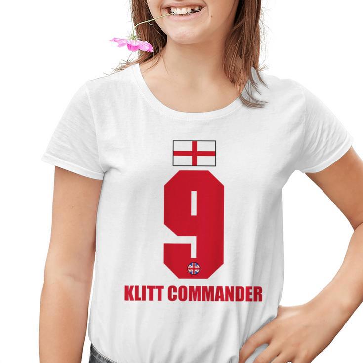 England Sauf Klitt Commander Son Name S Kinder Tshirt