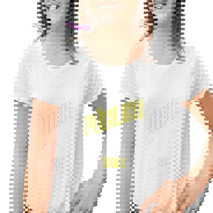 Escuela Pública De Todos Para Todos Mareaerde Camiseta niño