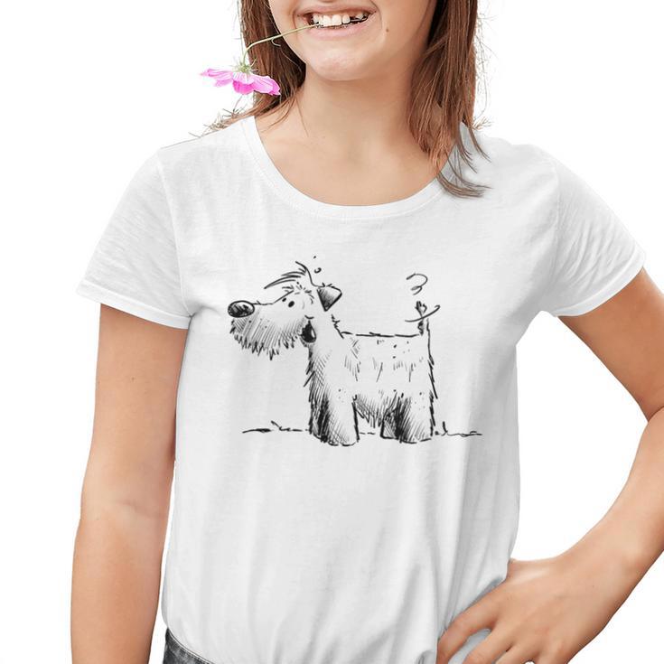 Dog Motif For Schnauzer Or Terrier Lovers Kinder Tshirt