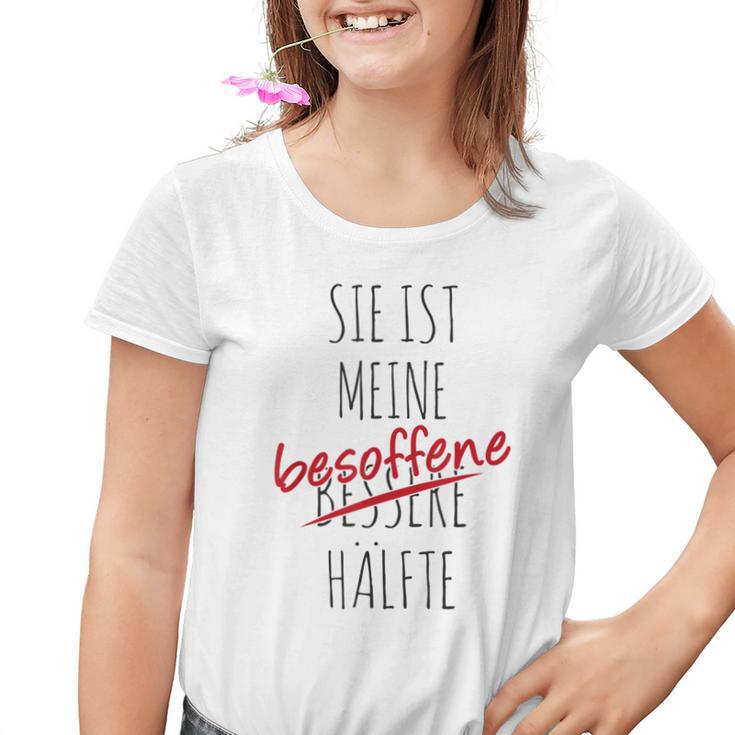 Ich Ist Meine Besoffen Half Kinder Tshirt