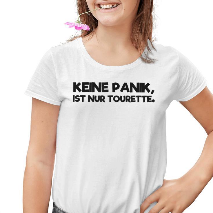 Keine Panik Nur Tourette Syndrome Kinder Tshirt