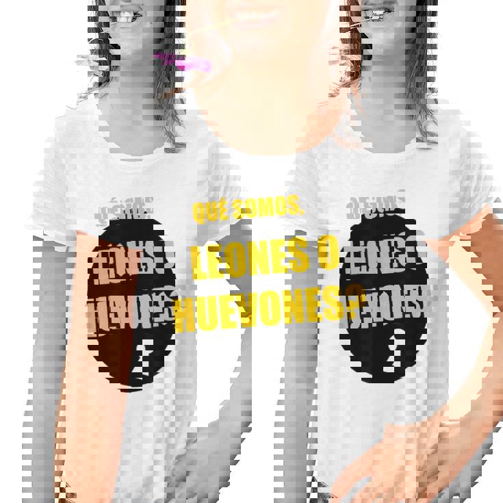 La Que Se Avecina Leones O Huevones Camiseta Camiseta niño