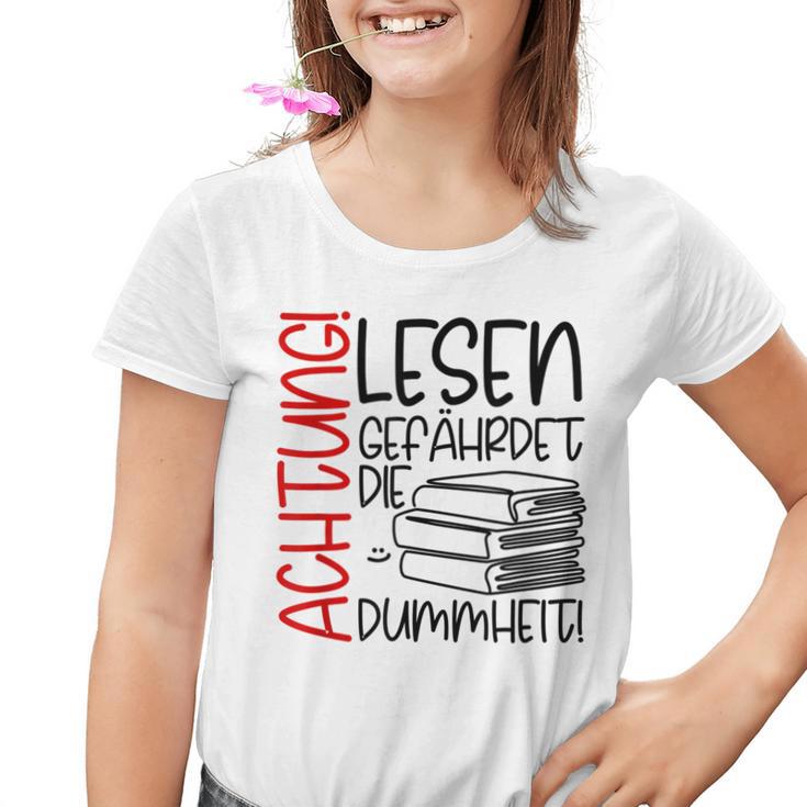 Lesen Dummheit S Kinder Tshirt