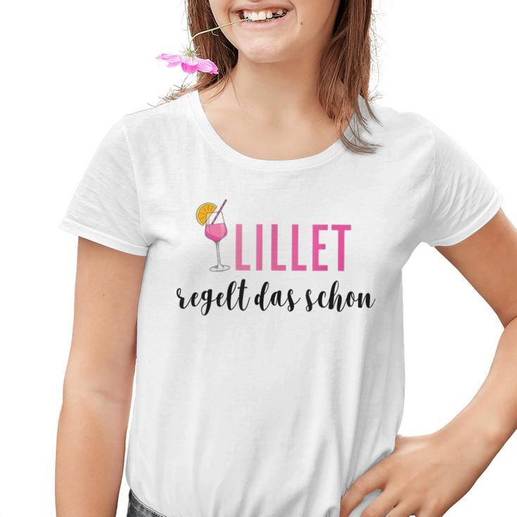 Lillet Lillet Regelt Das Schon Summer Alcohol Lillet S Kinder Tshirt