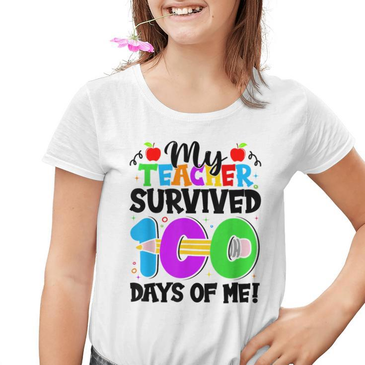 Meine Schüler Haben 100 Tage Meines 100 Schultages Überlebt Kinder Tshirt