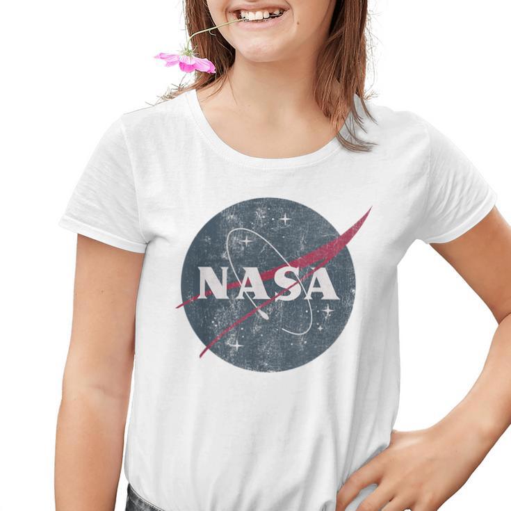 Nasa Simple Vintage Logo Kinder Tshirt