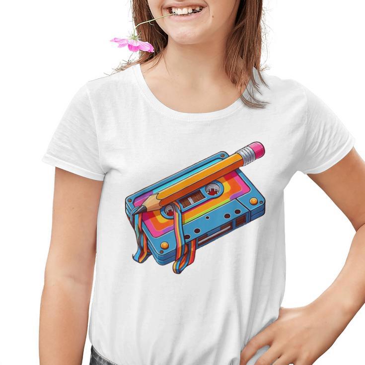 Retro 80Er 90Er Jahre Party Verkleidung Kassette Kinder Tshirt