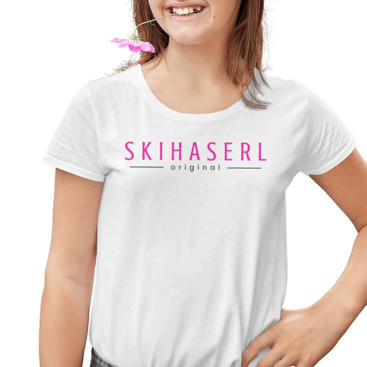 Skihaserl Original Apres Ski Bunny Afterski Hüttengaudi Kinder Tshirt