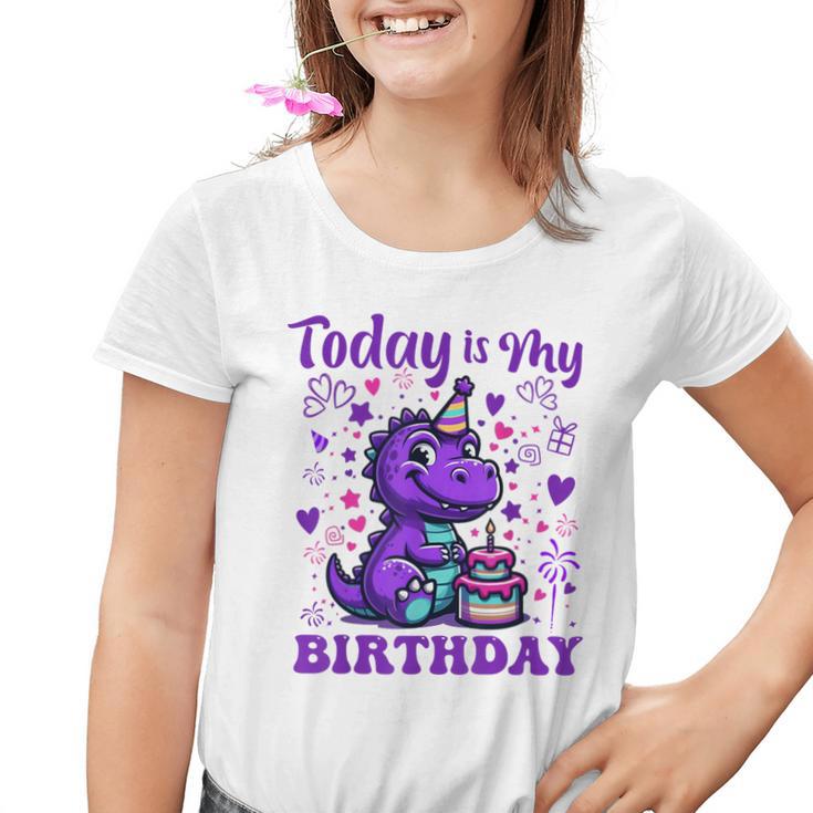 Today Is My Birthday Dinosaurier Party Dekorationen Kinder Tshirt