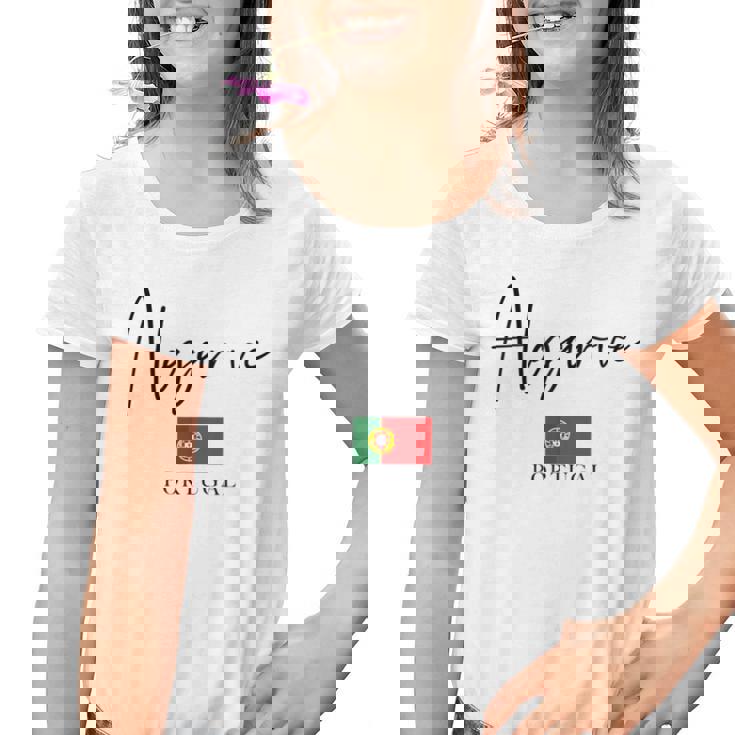 Vacaciones Bandera De Portugal Isla Algarve Camiseta niño