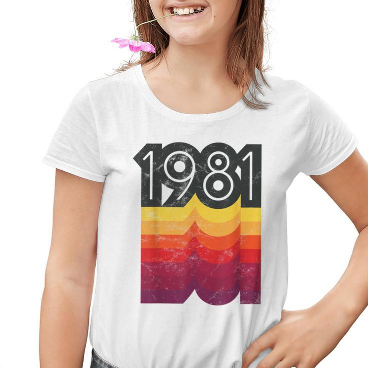 Vintage 80S Style 1981 Kinder Tshirt