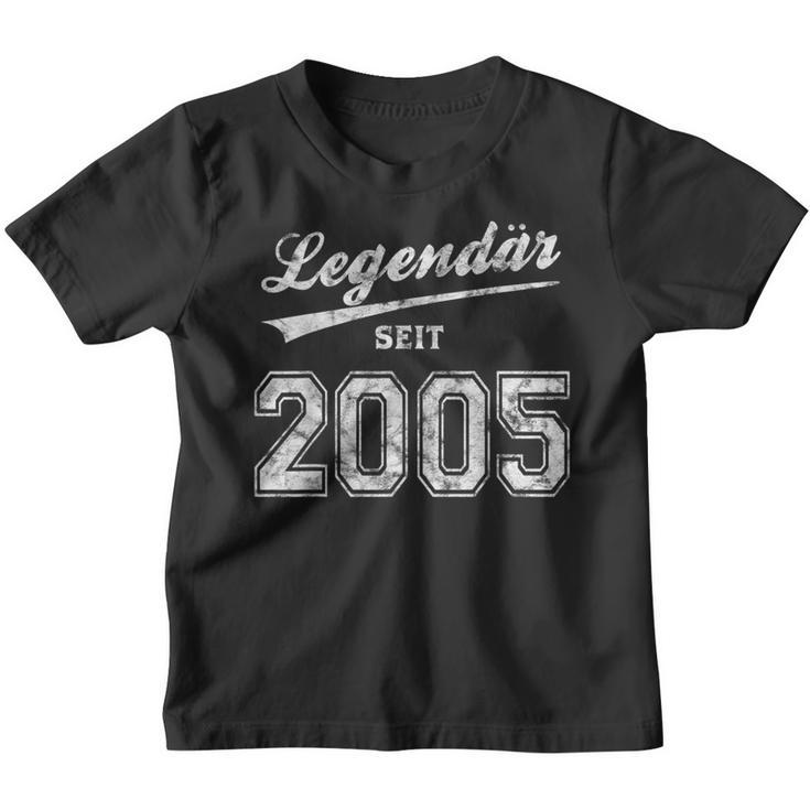 18 Geburtstag 2005 Legendär Seit 2005 Geschenk Jahrgang 05 Kinder Tshirt
