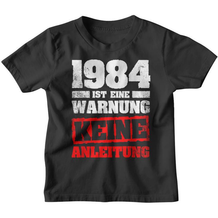 1984 Ist Eine Warnung Keine Inleitung Kinder Tshirt