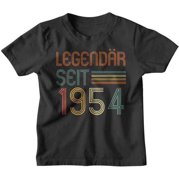 67 Geburtstag Legendär Seit 1954 Geschenkintage Retro Kinder Tshirt