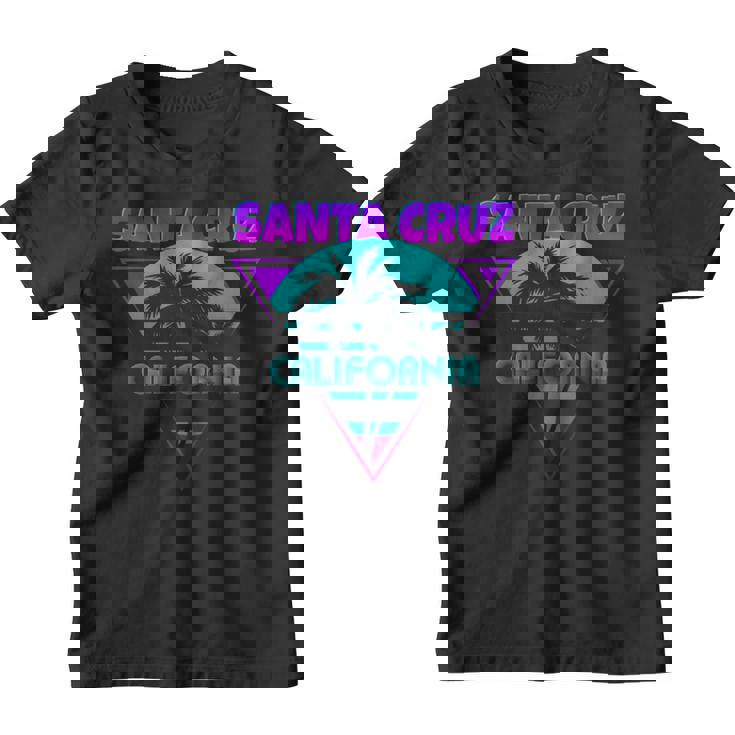 70S 80S En La Ciudad De California Santa Cruz Surfing Camiseta niño