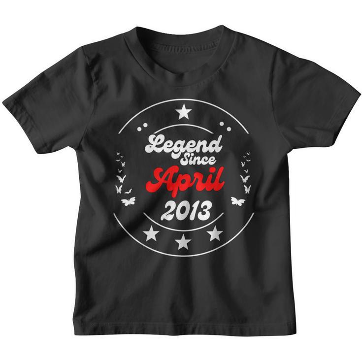 Abril 2013 Cumpleaños Leyenda Hombre Niño Desde Abril 2013 Camiseta niño