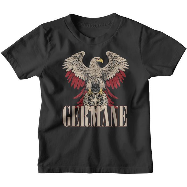 Adler Deutsches Wappentier Germane Kinder Tshirt