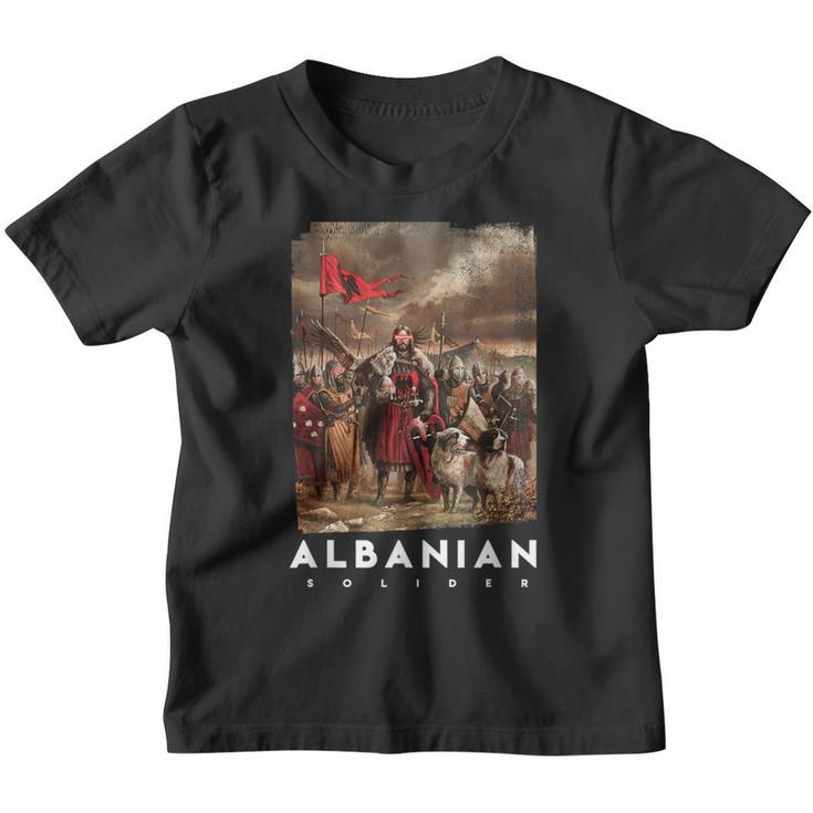 Albanian Warrior Kinder Tshirt