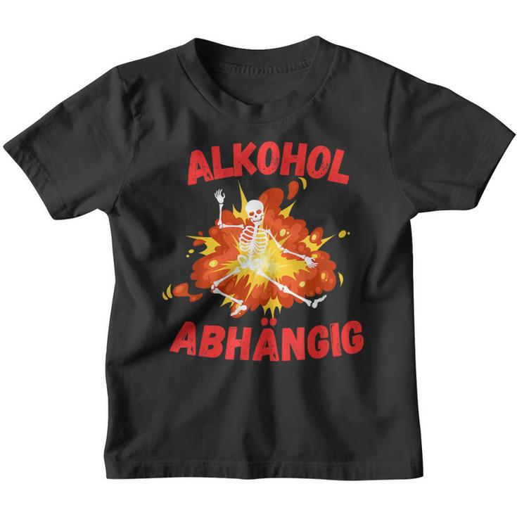 Alcohol Dependent Alcohol Kinder Tshirt