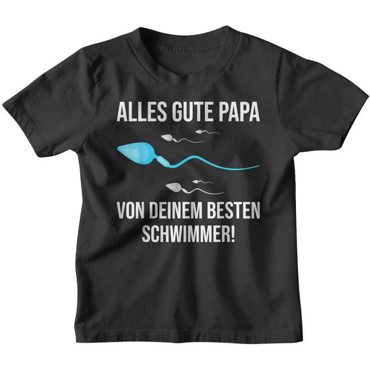 Alles Gute Papaon Dein Besten Schwimmer Kinder Tshirt