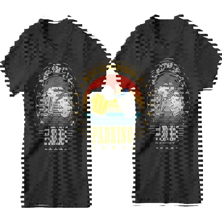 Ascendido A Padrino 2023 Anunciar Abuelos Primerizos Papa Camiseta niño