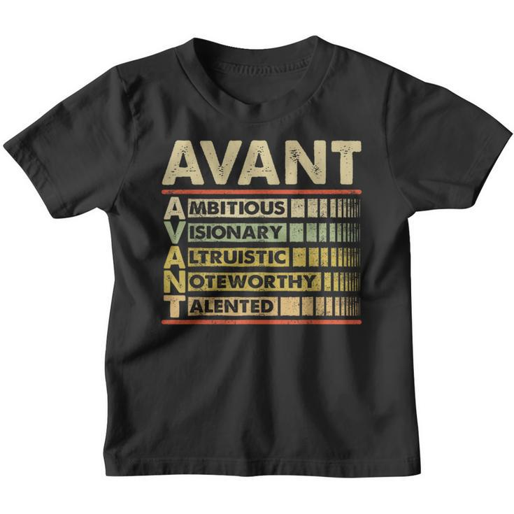 Avant Family Name Last Name Avant Youth T-shirt