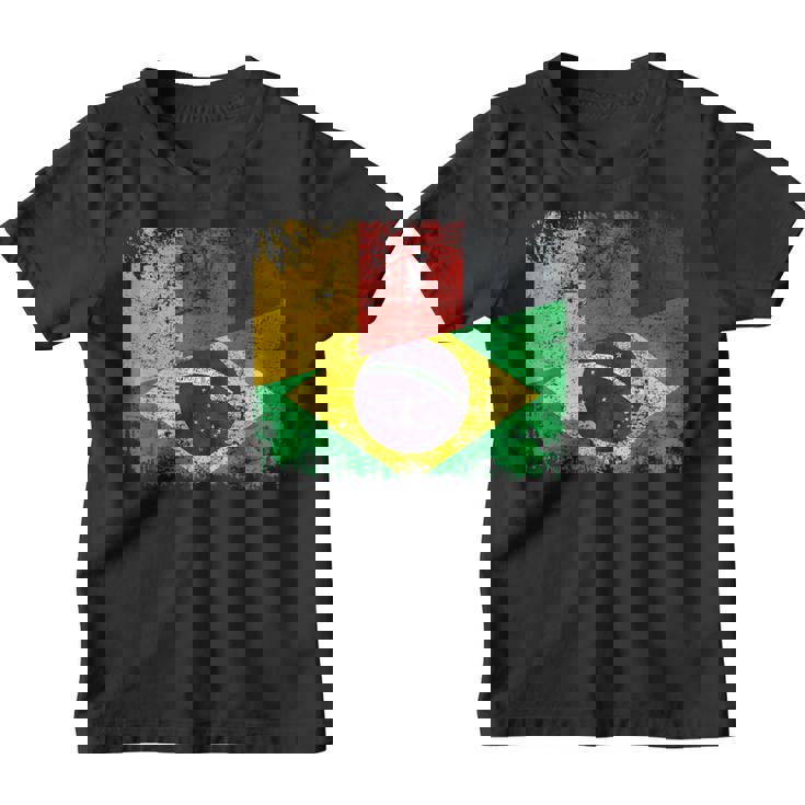 Banderas De Alemania Brasil Raíces Alemanas Mitad Brasileñasintage Camiseta niño