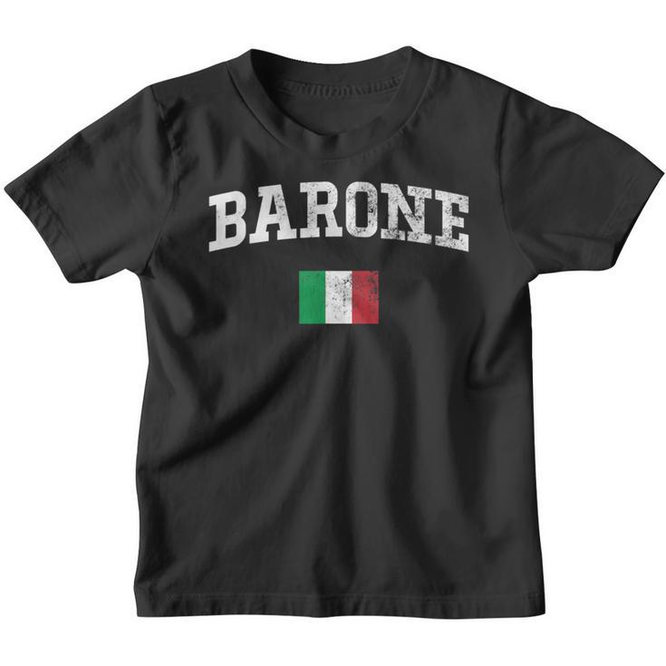 Barone Family Name Personalized Youth T-shirt