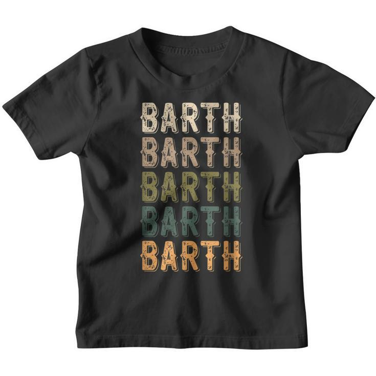 Barth Personalized Reunion Matching Family Name Youth T-shirt