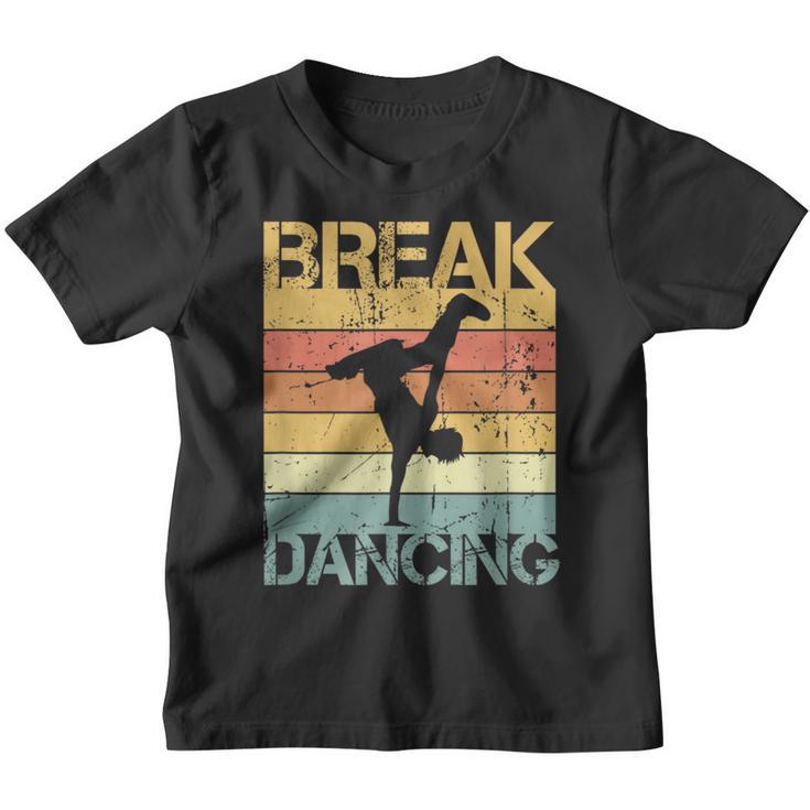 Bboy Breakdancer Hip Hop Danceintage Breakdance Kinder Tshirt