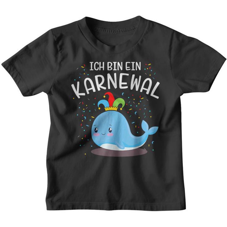 With Bin Ein Karnewal Mit Whale Costume For Carnival Kinder Tshirt