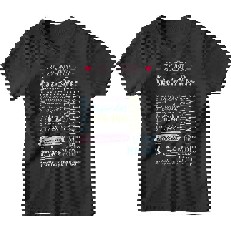 Bodas De Plata 25 Años Aniversario De Boda Regalo Camiseta niño